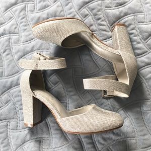 Silver Pumps